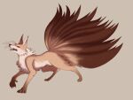 ambiguous_gender asian_mythology canid canine dhole east_asian_mythology feral fox hi_res korean_mythology kumiho mammal mythological_canine mythological_creature mythological_fox mythology silverywhite zero_pictured