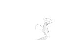  ambiguous_gender animal_crossing anthro blush bodily_fluids clothed clothing dialogue_in_description dragonweirdo greyscale hi_res mammal marshal_(animal_crossing) monochrome nintendo rodent sciurid simple_background solo sweat sweatdrop tree_squirrel white_background 