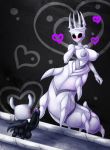  2020 absurd_res anthro arthropod artist-apprentice587 bare_chest big_penis duo erection featureles genitals hi_res hollow_knight huge_penis insect nipples nude penis protagonist_(hollow_knight) size_difference team_cherry video_games 