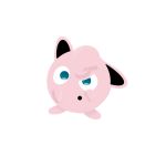  1:1 ambiguous_gender black_ears blue_eyes confused_look confusion head_tilt hi_res jigglypuff looking_at_viewer nintendo no_lineart not_furry open_mouth pink_body pok&eacute;mon pok&eacute;mon_(species) simple_background small_feet small_hands uneven_ears uneven_eyes video_games zero_pictured 