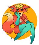  absurd_res animal_crossing anthro audie_(animal_crossing) canid canine canis female hi_res hornybonny mammal nintendo pinup pose solo video_games wolf 