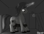  comic:drawn_to_greater_size cosmonaut equid equine fan_character growth hi_res horse macro mammal my_little_pony penis_growth pony 