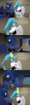  3d_(artwork) absurd_res anthro big_breasts bra breasts cleavage clothed clothing comic dialogue digital_media_(artwork) duo english_text equid female friendship_is_magic hand_on_hip hi_res horn inside magic mammal my_little_pony panties papadragon69 paper princess_celestia_(mlp) princess_luna_(mlp) sibling sister sisters text underwear winged_unicorn wings 