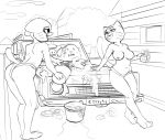  2020 anthro breasts butt car car_wash cartoon_network clothed clothing daughter domestic_cat felid feline felis female grandmother grandparent group gumball_watterson hi_res lagomorph leporid male mammal mary_senicourt monochrome mother nicole_watterson nipples outside panties parent partially_clothed rabbit richard_watterson sitting son standing the_amazing_world_of_gumball topless underwear vaktus vehicle 