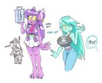  animal_humanoid anthro big_breasts bottomwear breasts canid canine clothing cosplay female fur green_hair hair hair_buns herny hi_res huge_breasts humanoid jeans maid_uniform mammal metro-goldwyn-mayer pants purple_body purple_fur purple_hair ranma_1/2 reptile reptile_humanoid robby_the_robot scalie scalie_humanoid shampoo_(ranma_1/2) simple_background sisava_(herny) snake_humanoid uniform vivian_varker_(herny) were werecanid werecanine werewolf white_background yellow_sclera 