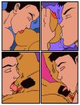  anthro bodily_fluids breast_suck breasts comic cunnilingus disney female genitals hi_res human kevin_karstens lactating male male/female mammal oral pube_licking pubes pussy rebecca_cunningham sex sucking talespin ursid vaginal 