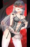  cleavage lingerie pantsu see_through sophie_twilight stockings tagme thighhighs tonari_no_kyuuketsuki-san wings 