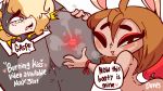  &lt;3 16:9 2020 4_fingers ambiguous_gender anthro anthro_on_anthro big_butt black_eyebrows blonde_hair brown_body brown_fur brown_hair burn butt chelizi dialogue diives dipstick_ears duo english_text equid equine eyebrows eyelashes female female/female fingers freckles fur genitals grey_body grey_ears grey_fur hair hi_res horse kiss_mark lagomorph leporid looking_at_viewer mammal multicolored_ears nude one_eye_closed pussy rabbit simple_background smoking speech_bubble t&aacute;ng text two_tone_ears white_background white_ears widescreen xingzuo_temple 