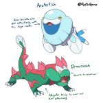  1:1 ambiguous_gender arctovish austinferno dracovish duo english_text feral fossil_pok&eacute;mon nintendo pok&eacute;mon pok&eacute;mon_(species) text video_games 