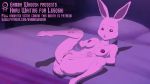  16:9 anthro anus beastars bed breasts butt english_text female furniture gamma_whoosh genitals hare haru_(beastars) hi_res lagomorph leporid looking_at_viewer mammal nipples nude open_mouth presenting presenting_anus presenting_pussy pubes pussy rabbit solo spread_legs spreading text url widescreen 