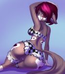  anthro clothing domestic_cat fafecalus felid feline felis female hi_res mammal prisma6 solo underwear 