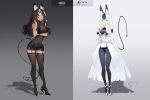  animal_ears anthropomorphization cubies_(tiger_205) heels tail 