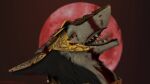  3d_(artwork) anthro armor blender_(artwork) blender_cycles blood blood_on_face blood_splatter bloodshot_eyes bodily_fluids detailed detailed_fur devsergal digital_media_(artwork) dripping fluffy fur hi_res male open_mouth realistic realistic_fur realistic_lighting realistic_shading saliva saliva_drip saliva_on_tongue saliva_string salivating sergal solo tears tongue tongue_out 