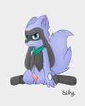  baby_pok&eacute;mon balls canid canine digital_media_(artwork) erection genitals male mammal nintendo penis pok&eacute;mon pok&eacute;mon_(species) riolu simple_background slithy slithy_nekaito solo video_games 