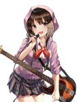  akiyama_mio guitar k-on! kano_(mgnnew12) seifuku sweater 