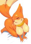  &lt;3 &lt;3_eyes 2_tails absurd_res all_fours big_breasts black_eyes blush breasts breath buizel butt dipstick_tail female fin fur hi_res looking_at_viewer multi_tail multicolored_body multicolored_fur multicolored_tail nintendo nipples nude open_mouth orange_body orange_fur pink_nipples pok&eacute;mon pok&eacute;mon_(species) simple_background solo tan_body tan_fur two_tone_body two_tone_fur umisag85rabb99 video_games white_background 