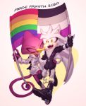  &lt;3 1_horn 2020 anthro asexual_pride_colors better_version_at_source bisexual_pride_colors black_clothing black_topwear bodily_fluids boots chameleon clothing duo english_text espio_the_chameleon eulipotyphlan flag footwear fur gloves grey_body grey_fur handwear happy hedgehog hi_res hip_grab holding_object hoodie horn lgbt_pride lizard long_tail male mammal open_mouth open_smile pride_colors purple_body purple_skin rainbow_flag rainbow_pride_flag rainbow_symbol reptile royalbootlace scalie silver_the_hedgehog simple_background smile sonic_the_hedgehog_(series) sweat text topwear transgender_pride_colors white_background white_clothing white_topwear yellow_eyes 