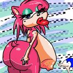  amy_rose cautioncat sega sonic_team sonic_the_hedgehog 