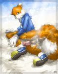  anus balls bottomless clothed clothing conker conker&#039;s_bad_fur_day cum cum_in_ass cum_inside furryratchet gay half-dressed male mammal penis rodent solo squirrel 