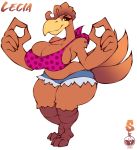  absurd_res anthro avian breasts clothing female hi_res solo superix 