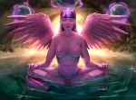  alternate_species breasts eve-ashgrove eyes_closed female friendship_is_magic genitals hi_res humanoid humanoidized magic meditation my_little_pony nipples nude pussy solo twilight_sparkle_(mlp) vest_(artist) water winged_humanoid wings 