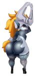  big_butt breasts butt clothing cucarachaaa female hair hi_res humanoid legwear looking_back midna mostly_nude nintendo open_mouth orange_hair small_breasts solo the_legend_of_zelda thecon thick_thighs thigh_highs twili twilight_princess video_games 