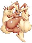  alpha_channel anthro big_breasts big_butt breasts butt cucarachaaa female hi_res looking_at_viewer lopunny nintendo nude pikapika212 pink_eyes pok&eacute;mon pok&eacute;mon_(species) solo video_games 