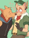  absurd_res adonyne anthro biped clothed clothing colored cuddling duo fan_character fluffy fully_clothed hi_res league_of_legends male male/male mammal neck_tuft nuzzling recon_scout_teemo riot_games teemo_the_yiffer tuft video_games yordle 