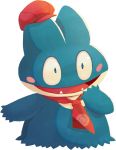  artist_request blue_eyes blush blush_stickers cabbie_hat clothed_pokemon fangs full_body gen_4_pokemon hand_up happy hat munchlax neckerchief no_humans official_art open_mouth poke_ball_symbol poke_ball_theme pokemon pokemon_(creature) pokemon_(game) pokemon_cafe_mix red_headwear red_neckwear smile solo standing transparent_background 