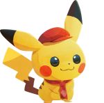  :3 artist_request blush_stickers brown_eyes cabbie_hat closed_mouth clothed_pokemon full_body gen_1_pokemon happy hat neckerchief no_humans official_art pikachu poke_ball_symbol poke_ball_theme pokemon pokemon_(creature) pokemon_(game) pokemon_cafe_mix red_headwear red_neckwear smile solo standing transparent_background 