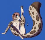  anthro breasts cheetah featureless_breasts featureless_crotch felid feline female hybrid kanrod_stavoyan licking mammal pantherine self_lick snow_leopard solo tongue tongue_out 