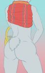  anthro butt easter easter_bunny hi_res holidays lagomorph leporid male mammal nenana-uso peter_cottontail rabbit solo 