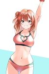  bikini cleavage nonbiri swimsuits yahari_ore_no_seishun_lovecome_wa_machigatteiru. yuigahama_yui 