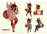  anthro bikini bottomwear business_suit canid canine canis clothed clothing dress english_text female fully_clothed hoodie jackal jeans mammal model_sheet pants suit swimwear text topwear zinnick 