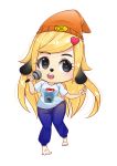  absurd_res accessory alpha_channel anthro aprilianiwu_(artist) beanie blonde_hair bottomwear canid canine canis clothed clothing commission_art domestic_dog feet fish hair hair_accessory hairpin hat headgear headwear hi_res humanoid jaws_(film) long_hair male mammal marine microphone pants parappa parappa_the_rapper shark shirt sign solo sony_corporation sony_interactive_entertainment topwear universal_studios video_games 
