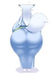  animal_humanoid asian_clothing big_breasts big_butt blue_clothing breasts butt butt_focus canid canid_humanoid canine canine_humanoid clothed clothing curvy_figure dipstick_ears east_asian_clothing female fluffy fluffy_tail flustered fox_humanoid fully_clothed fur futon_(artist) hair hi_res huge_breasts huge_butt humanoid japanese_clothing kimono legwear long_hair mammal mammal_humanoid multicolored_ears obi rear_view simple_background socks solo standing voluptuous white_background white_body white_fur white_hair wide_hips 