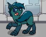  5:4 canid canine earth_pony equid equine fan_(disambiguation) friendship_is_magic horse hybrid male mammal my_little_pony pokefound pony solo timberwolf_(mlp) 