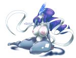  anthro anthrofied big_breasts breasts hi_res inverted_nipples legendary_pok&eacute;mon nintendo nipples nude pok&eacute;mon pok&eacute;mon_(species) simple_background suicune the_lost_artist thick_thighs video_games white_background wide_hips 