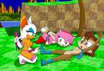  amy_rose archie_comics rouge_the_bat sally_acorn sonic_team 