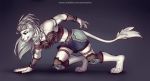  anthro armor barbarian felid female mammal rexwind solo 