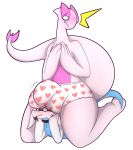  &lt;3_underwear 2019 alpha_channel alternate_color ambiguous_gender anthro balls_on_head blue_body blush bulge clothing collar dragon duo empty_eyes eyewear fan_character femboi_lugia_(lightningfire12) forked_tongue fur furred_dragon genital_outline girly glasses hi_res kneeling legendary_pok&eacute;mon lightningfire12 lugia male male/ambiguous mostly_nude multicolored_body nintendo penis_outline pink_body pok&eacute;mon pok&eacute;mon_(species) simple_background size_difference thick_tail thick_thighs tight_clothing tongue tongue_out transparent_background two_tone_body underwear underwear_only video_games white_body 