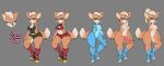  absurd_res angelface anthro big_breasts breasts canid canine cleavage clothed clothing crossgender female fox fox_mccloud genitals grey_background gynomorph hi_res intersex mammal nintendo nipples penis simple_background solo star_fox video_games wide_hips 