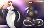  big_breasts big_butt breasts butt curvy_figure hi_res looking_at_viewer looking_back makarimorph naga nipples nude overweight reptile scalie serpentine slightly_chubby snake voluptuous wide_hips 