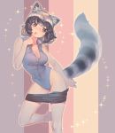  animal_ears common_raccoon kemono_friends mifu_(b24vc1) tail 