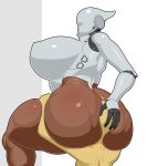  a- absurd_res big_breasts big_butt breasts butt duo faceless female haydee haydee_(game) hi_res huge_breasts huge_butt humanoid machine male male/female not_furry robot simple_background stinkface thick_thighs video_games 