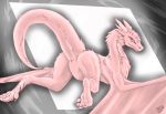  butt dragon female feral genitals h56_(hikkoro) hi_res presenting presenting_hindquarters pussy solo wyvern 