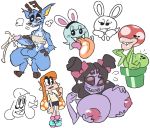  accessory animal_crossing anthro arachnid arthropod bam_(animal_crossing) bedroom_eyes big_breasts big_butt blue_body blue_fur bodily_fluids boo_(mario) bow_tie breast_expansion breast_grab breast_squish breasts breath bunny_ears_(disambiguation) butt cephalopod cervid cum drawpile ejaculation elemental_creature elemental_humanoid female flora_fauna freckles fur genital_fluids ghost hair_accessory hair_bow hair_ribbon hand_on_breast hand_on_penis hi_res huge_breasts humanoid inkling lips male mammal marine mario_bros mollusk muffet multiple_images narrowed_eyes nintendo penile pipe piranha_plant plant plant_humanoid purple_body purple_skin ribbons seductive sex_toy spider spirit splatoon squish surprise thebonezonedeluxe thick_lips tongue tongue_out undertale vibrator vibrator_on_penis video_games 