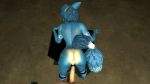  3d_(artwork) anthro bent_over blue_body blue_fur boots butt canid canine clothing digital_media_(artwork) duo female footwear fox fur furniture genitals hi_res human human_on_anthro humanoid_genitalia humanoid_penis imminent_sex interspecies krystal male male/female male_on_anthro mammal multicolored_body multicolored_fur nintendo offscreen_character penis pussy rear_view star_fox table tailband unknown_artist video_games viewed_from_above white_body white_fur 
