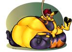  anthro belly big_belly big_breasts breasts clothed clothing cosplay_pikachu_(costume) feedee feederism feeding feeding_tube female flight_suit hi_res hyper hyper_belly immobile inflation lionmom mask medical_instrument miriam_(pikachu_libre) nintendo overweight pikachu pikachu_libre pok&eacute;mon pok&eacute;mon_(species) scientific_instrument solo suit torn_clothing tube tube_top video_games weight_gain 