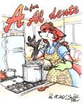  anthro apron cabinets canid canine clothing cooking female food fox fridge gloves handwear kitchen kitchen_utensils magnavixen mammal pasta solo stove susandeer tools 